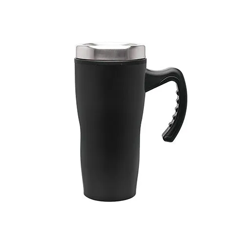 16 oz Double Wall Insulated Stainless Steel Stealth Mug with Plastic Liner