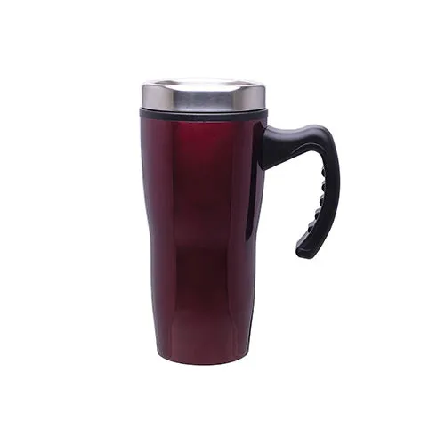 16 oz Double Wall Insulated Stainless Steel Stealth Mug with Plastic Liner