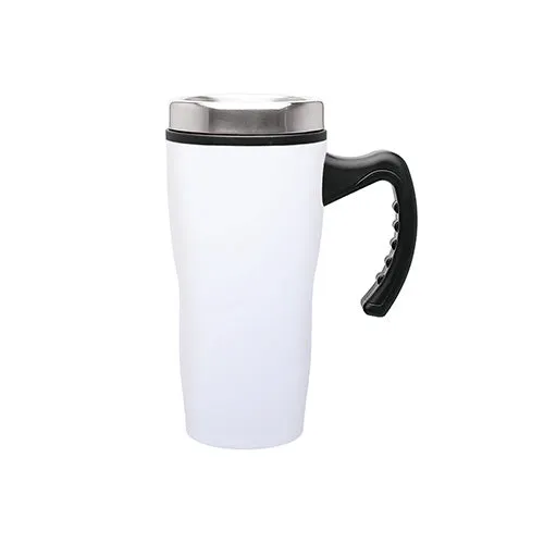16 oz Double Wall Insulated Stainless Steel Stealth Mug with Plastic Liner