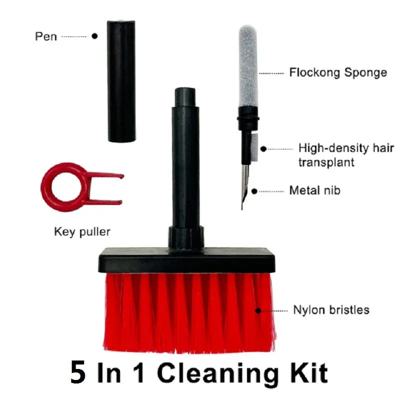 5-in-1 Keyboard Cleaning Brush Set