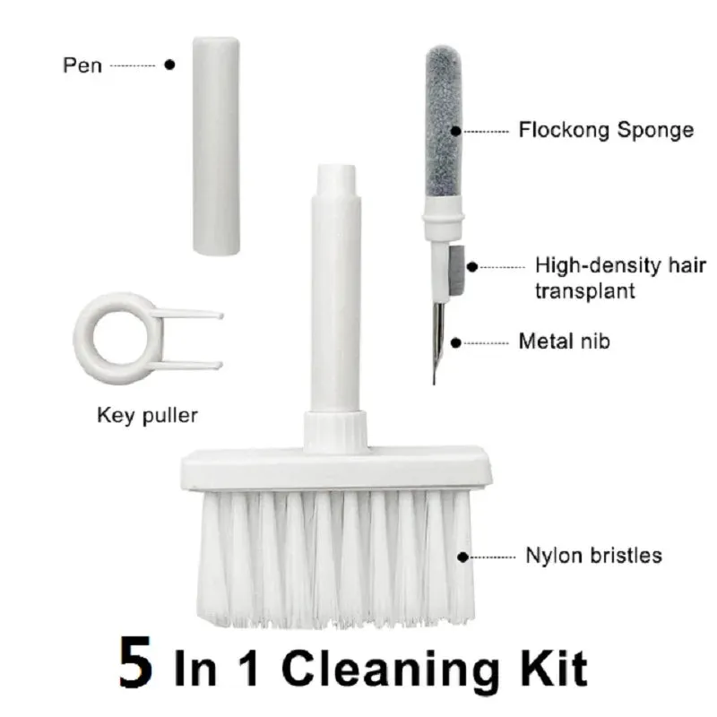 5-in-1 Keyboard Cleaning Brush Set