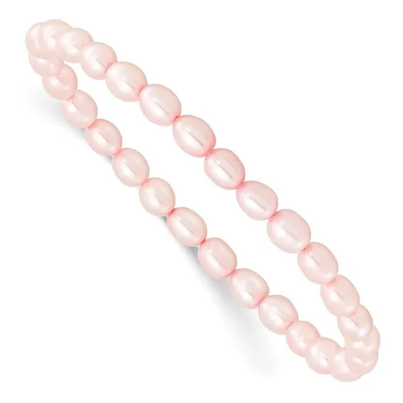 6-7mm FWP Stretch Mommy & Me Bracelet