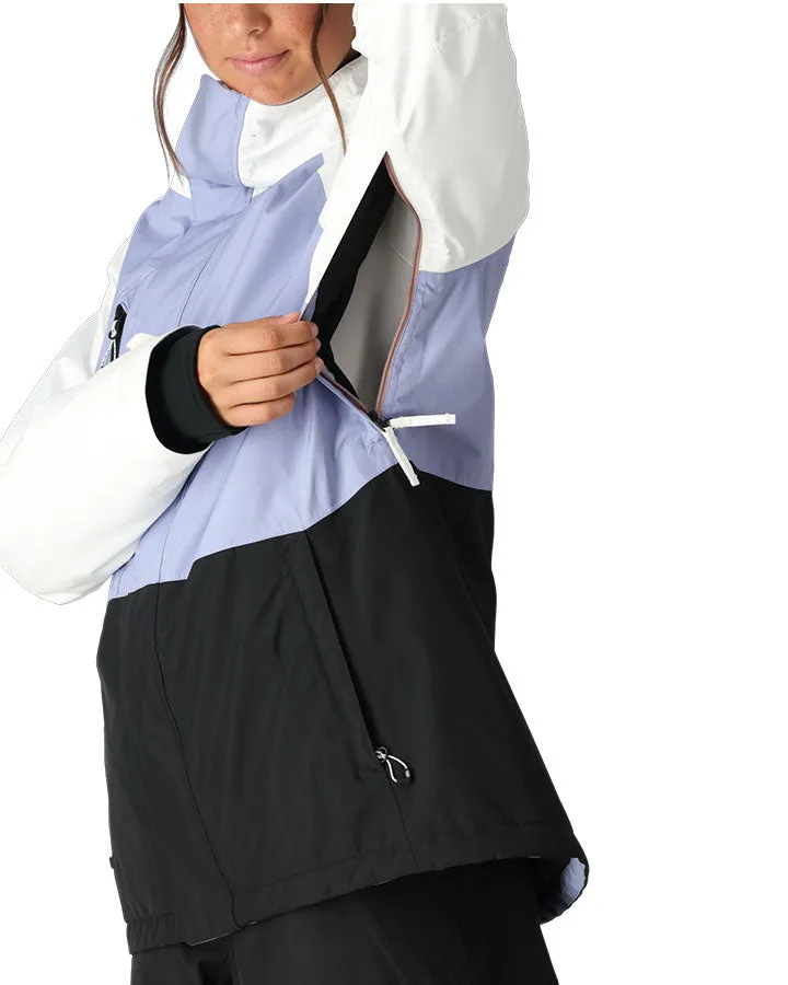686 Women's Gore-Tex Willow Jacket Purple Colorblock 2025