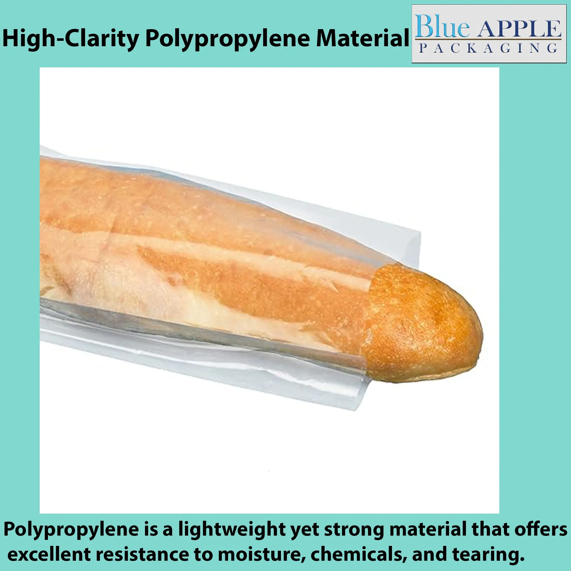 8X3X15 Inches Gusseted Polypropylene Bags 1.5 Mil Side Gusset