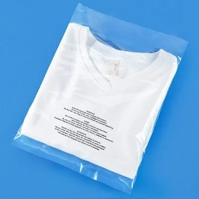 9" x 12" (100/200/1000 Pack) Self Seal Clear Poly Bags with Suffocation Warning 1.5 Mil