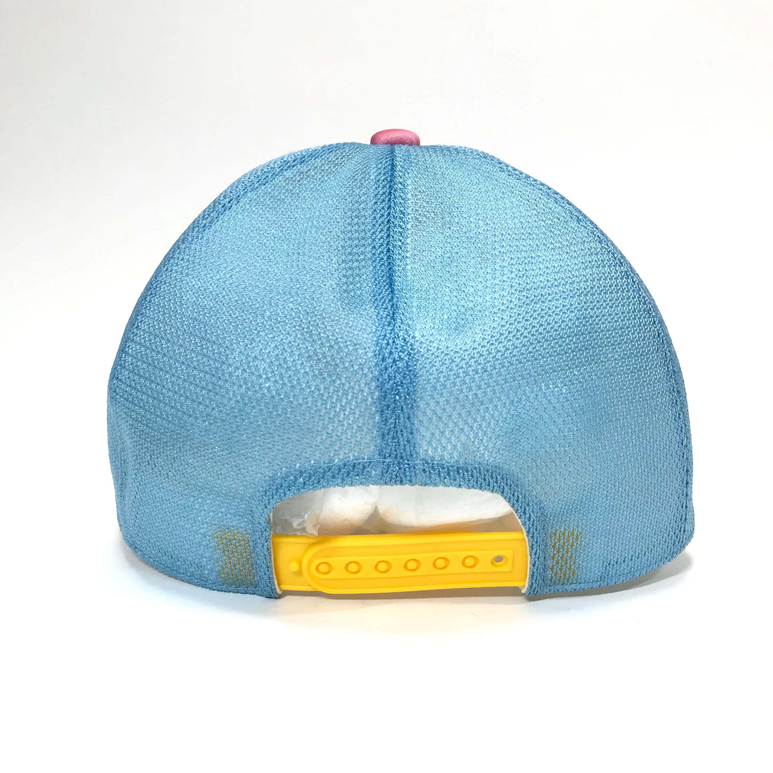 A Bathing Ape Bape Cotton Candy NYC Logo Mesh Trucker Cap