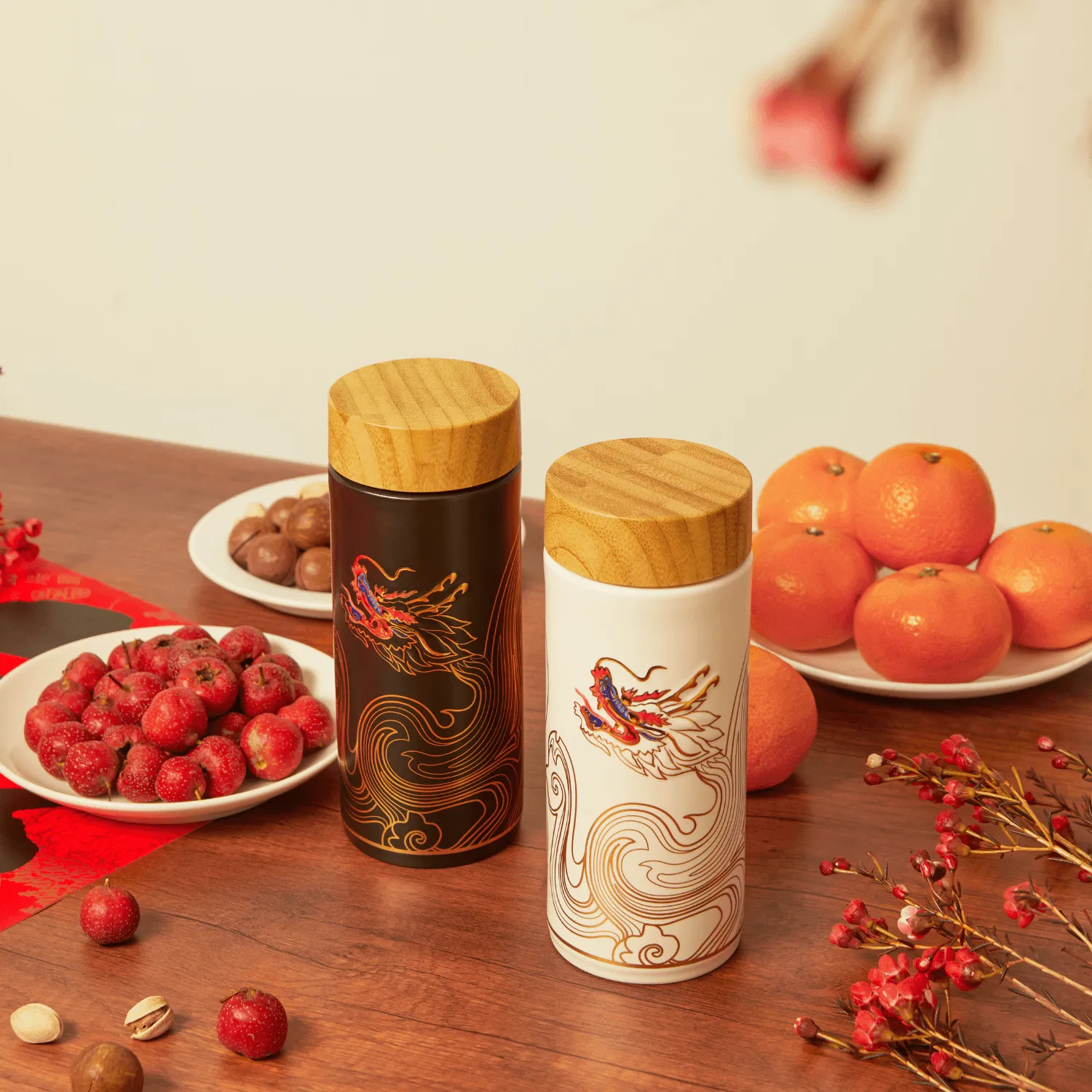 ACERA Vibrant Dragoncloud Ceramic Tumbler
