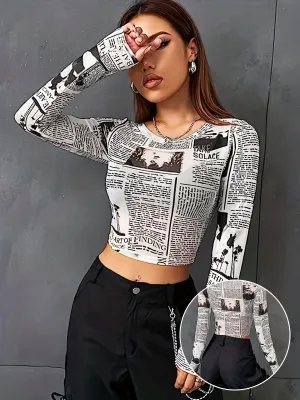 Aella® | Street style top made from newspaper