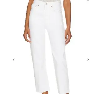AGOLDE Nico Jeans Womens 31 Blurred White Crisp Clean Cottage Chic Designer