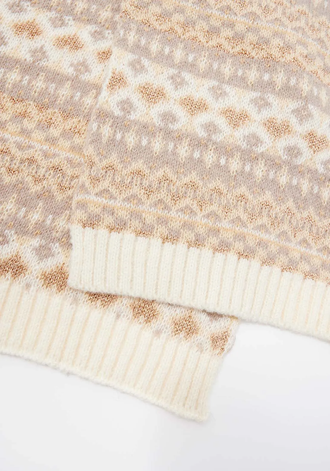 Alpine Scarf - Beige