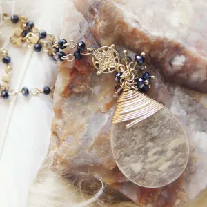 Amber Moon Necklace