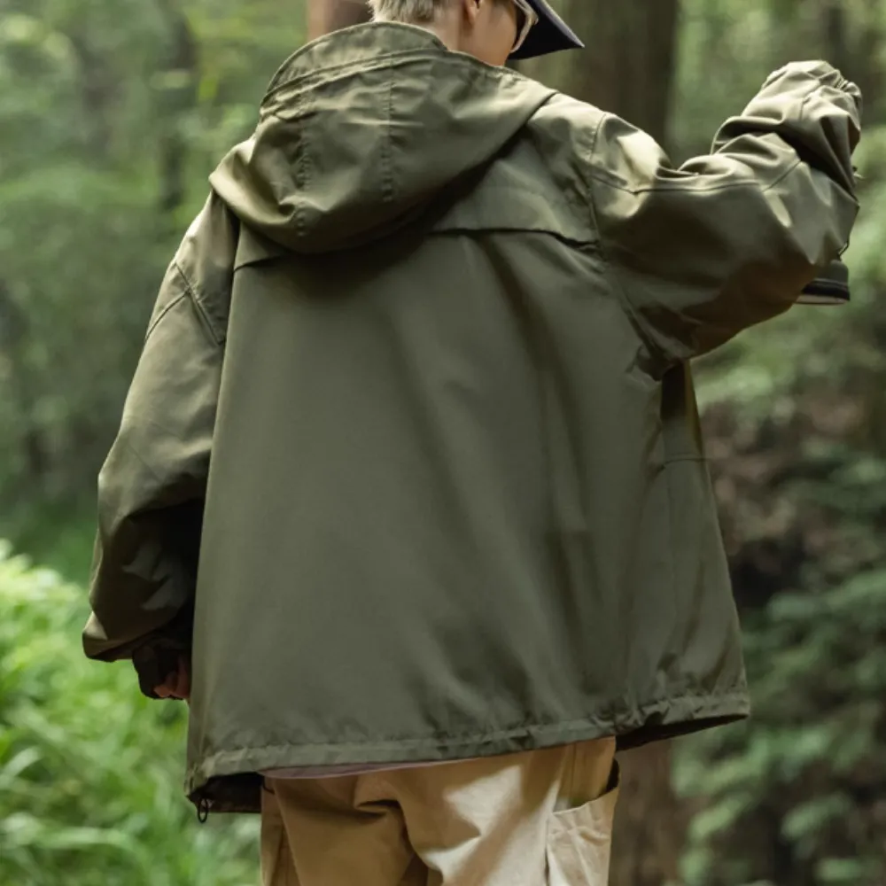 American Multifunctional Functional Outdoor Solid Color Jacket