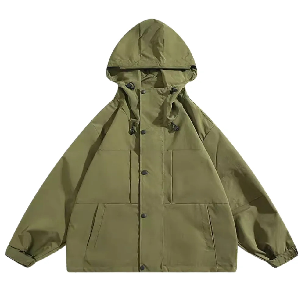 American Multifunctional Functional Outdoor Solid Color Jacket