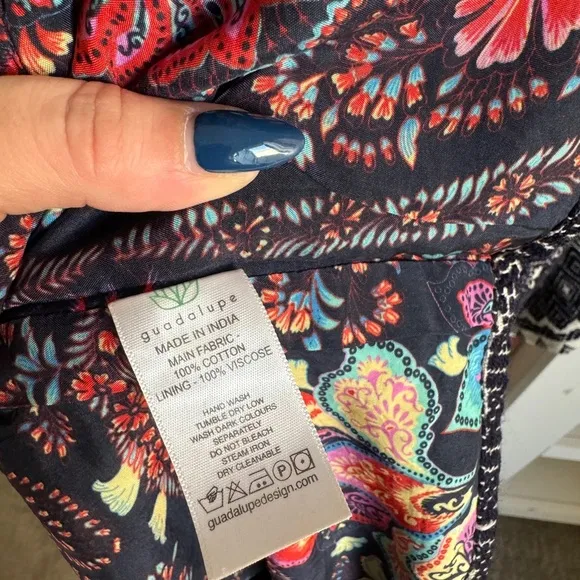 Anthropologie Guadalupe woven multicolor kimono cardigan coat jacket boho top