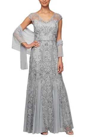 Beaded Fit and Flare