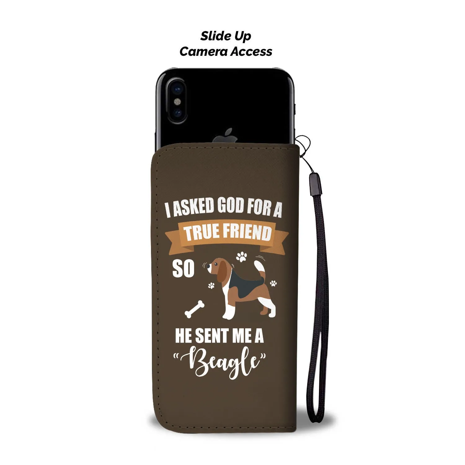 Beagle True Friend Phone Case Wallet