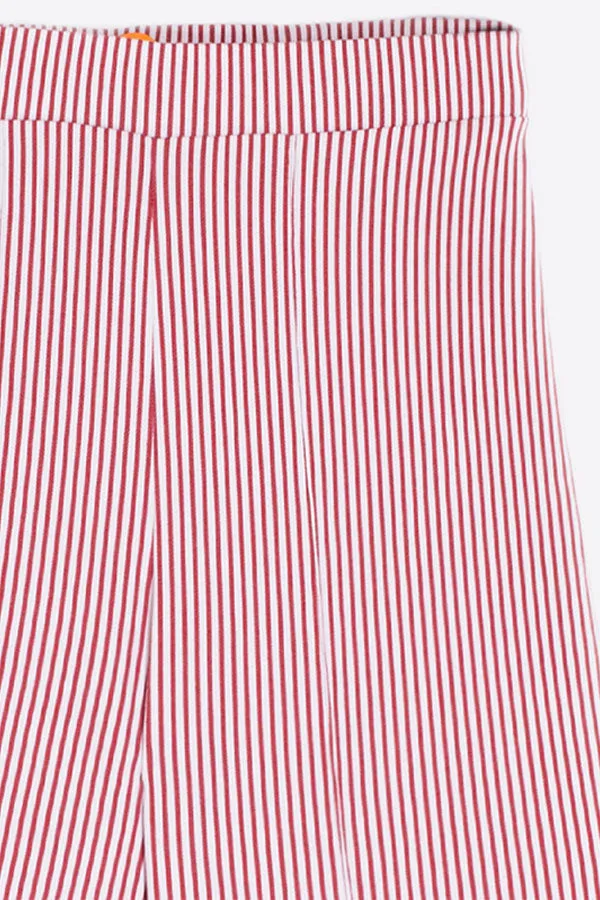 BEATRIZ RED STRIPE TROUSERS