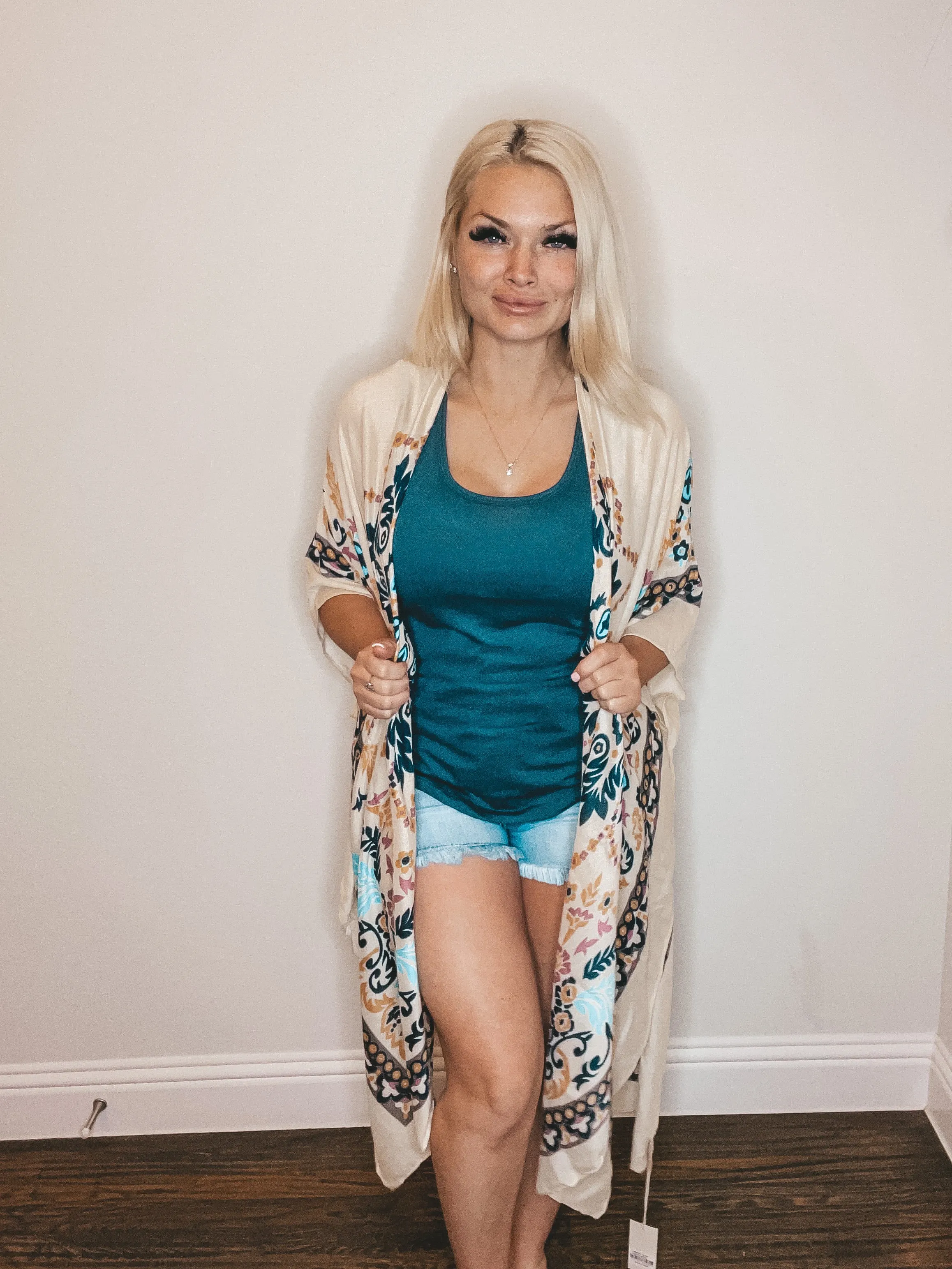Beige Bohemian Kimono