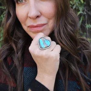 Big A** Heart Ring