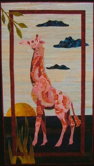 BJ Designs & Patterns GerriAnn Giraffe Applique Quilt Pattern