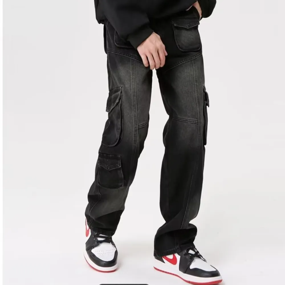 Black Street Pocket Jeans