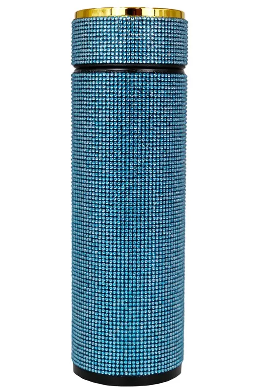 BLING STAINLESS STEEL THERMAL TUMBLER - 3 COLORS
