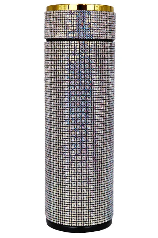BLING STAINLESS STEEL THERMAL TUMBLER - 3 COLORS
