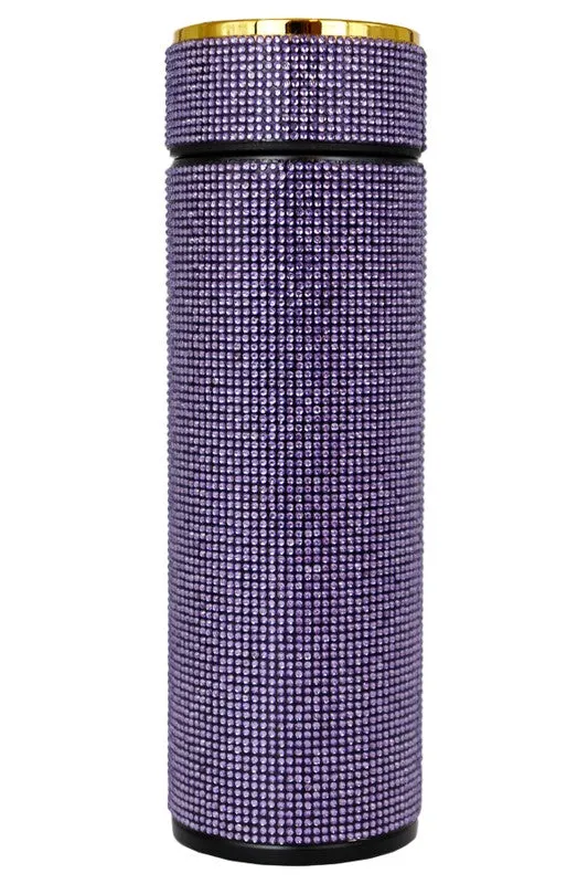 BLING STAINLESS STEEL THERMAL TUMBLER - 3 COLORS