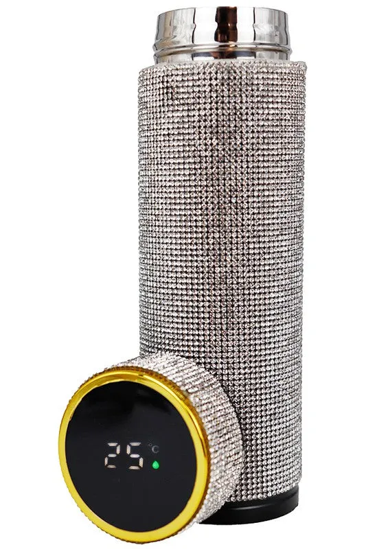 BLING STAINLESS STEEL THERMAL TUMBLER - 3 COLORS