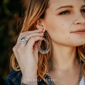 Bohemian Detailed Hoop Earrings