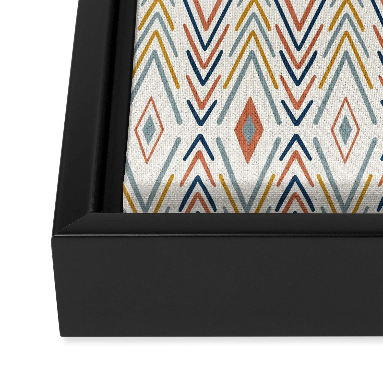 Bohemian Diamonds Art Canvas