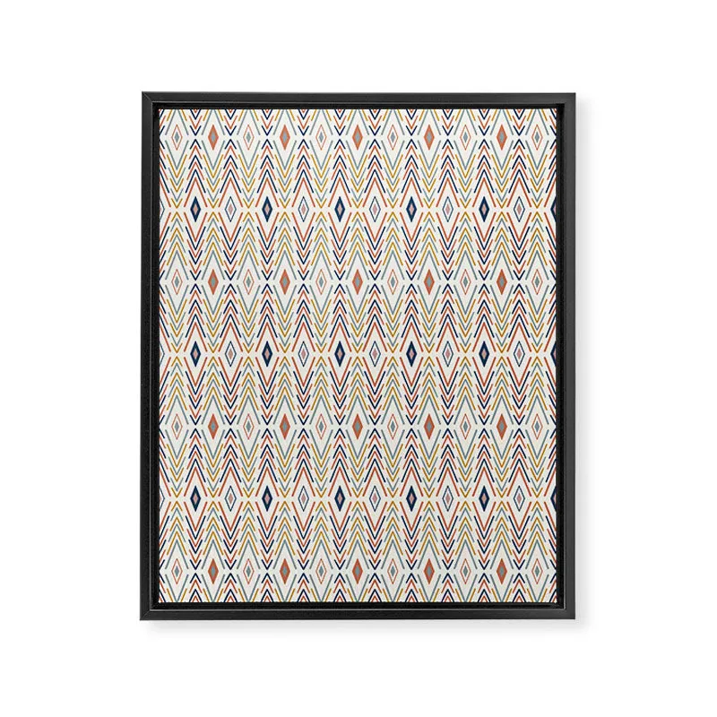 Bohemian Diamonds Art Canvas