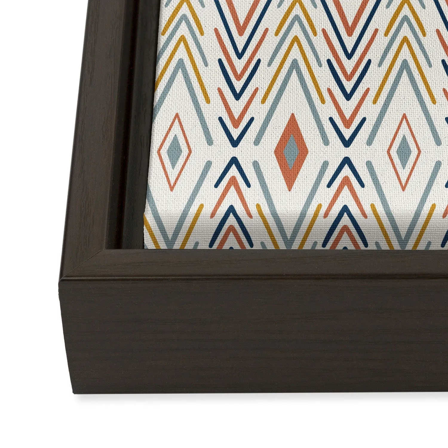 Bohemian Diamonds Art Canvas