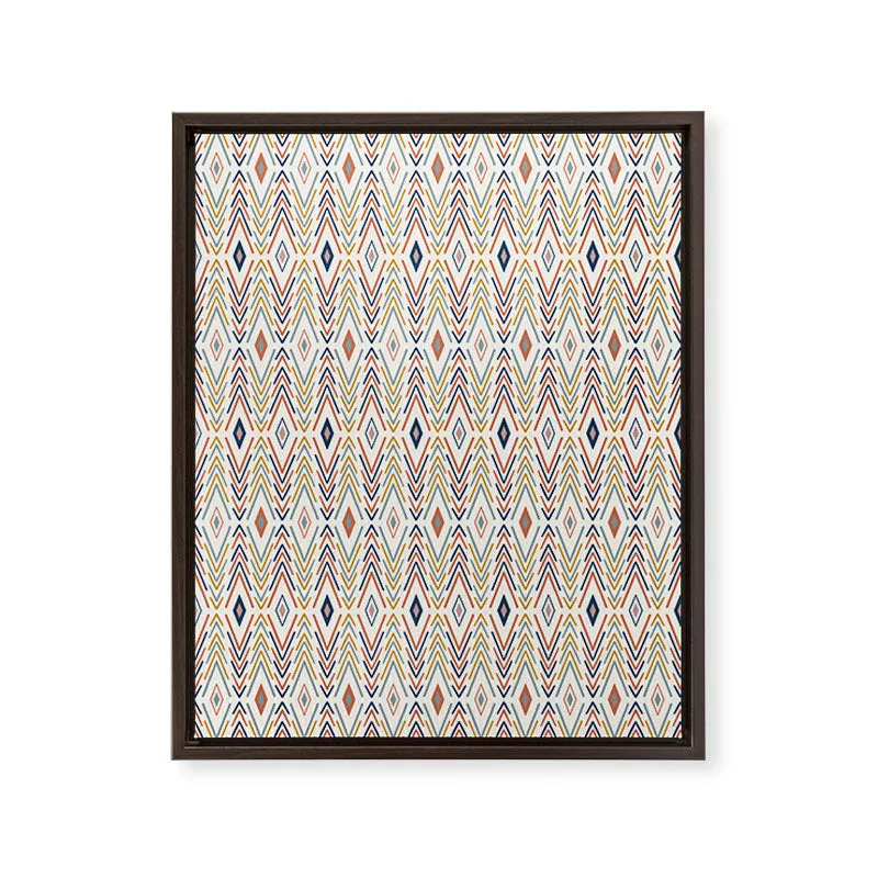 Bohemian Diamonds Art Canvas