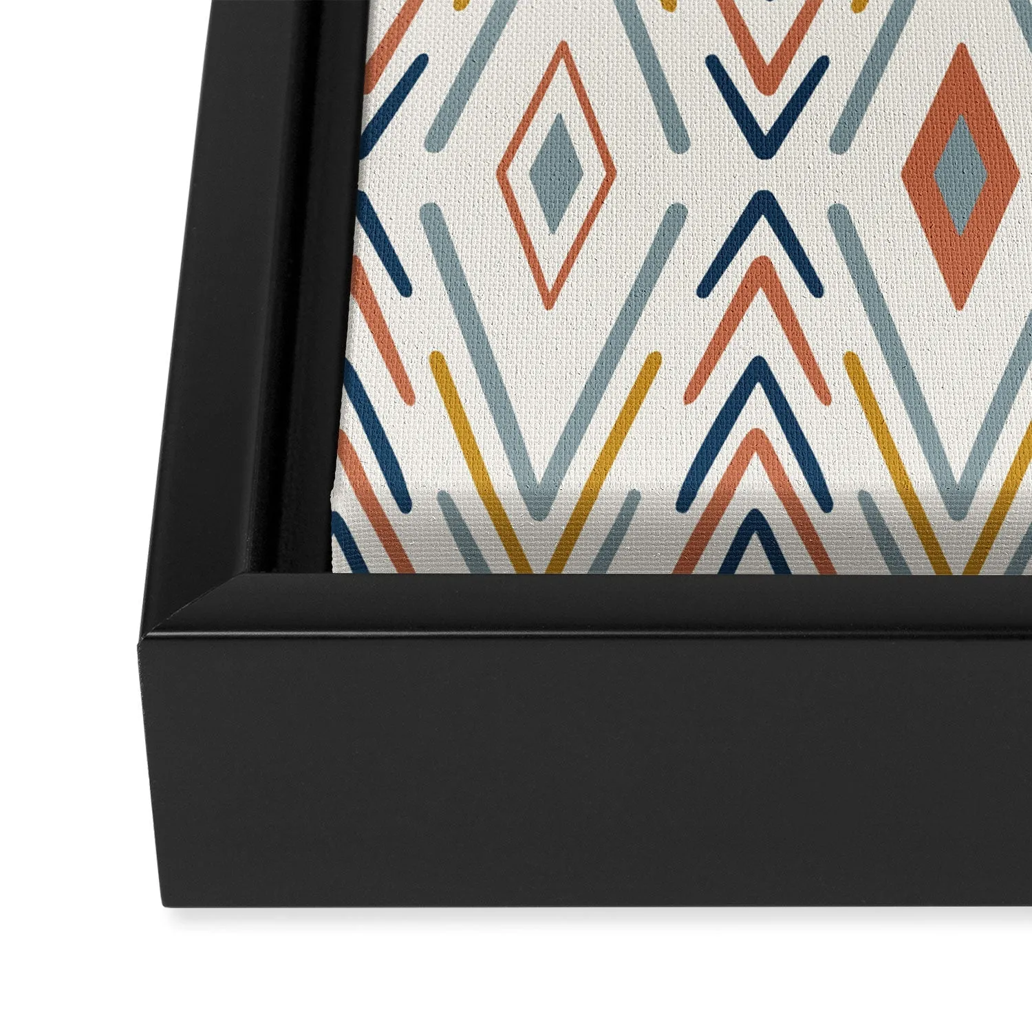 Bohemian Diamonds Art Canvas