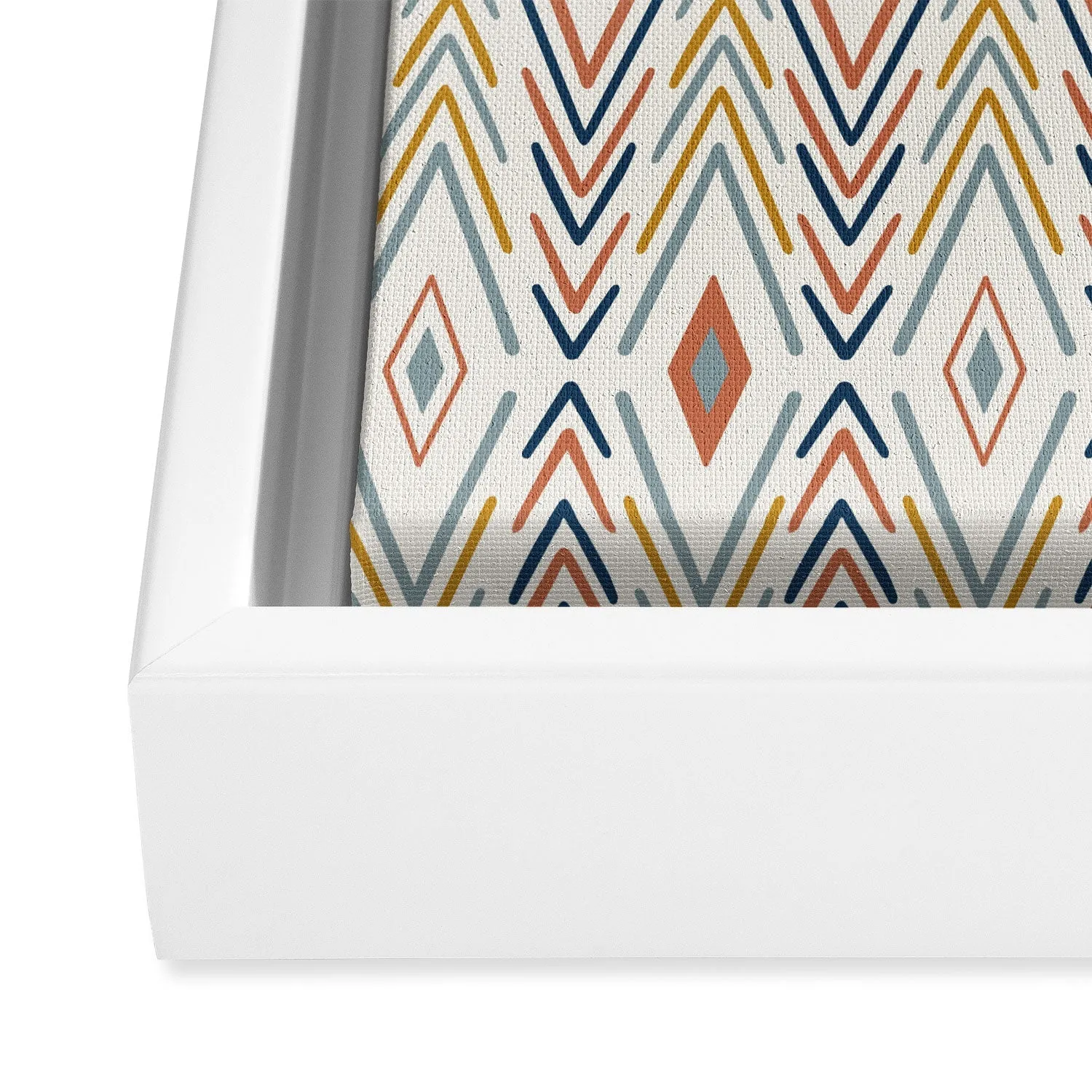 Bohemian Diamonds Art Canvas