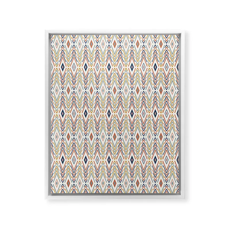Bohemian Diamonds Art Canvas