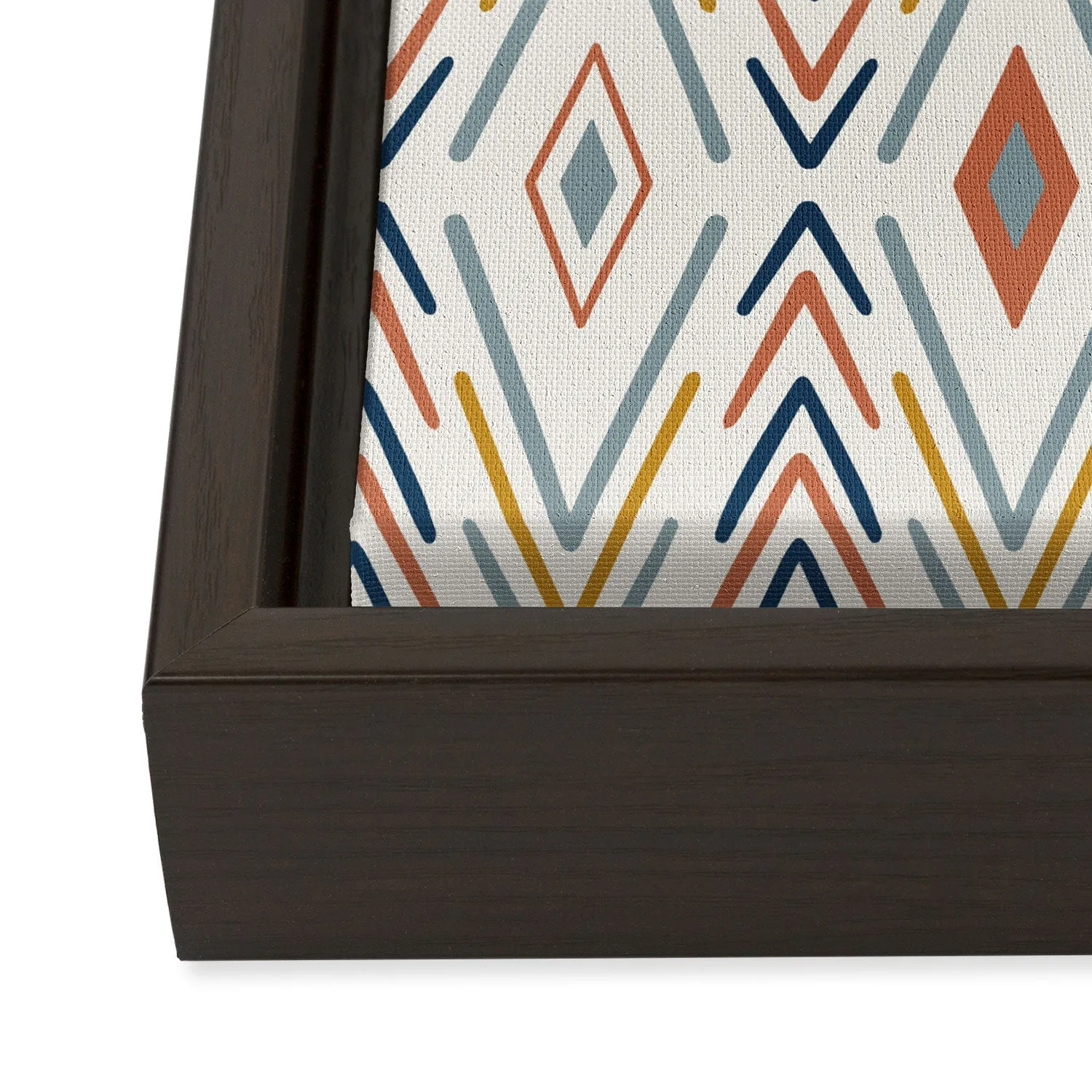 Bohemian Diamonds Art Canvas