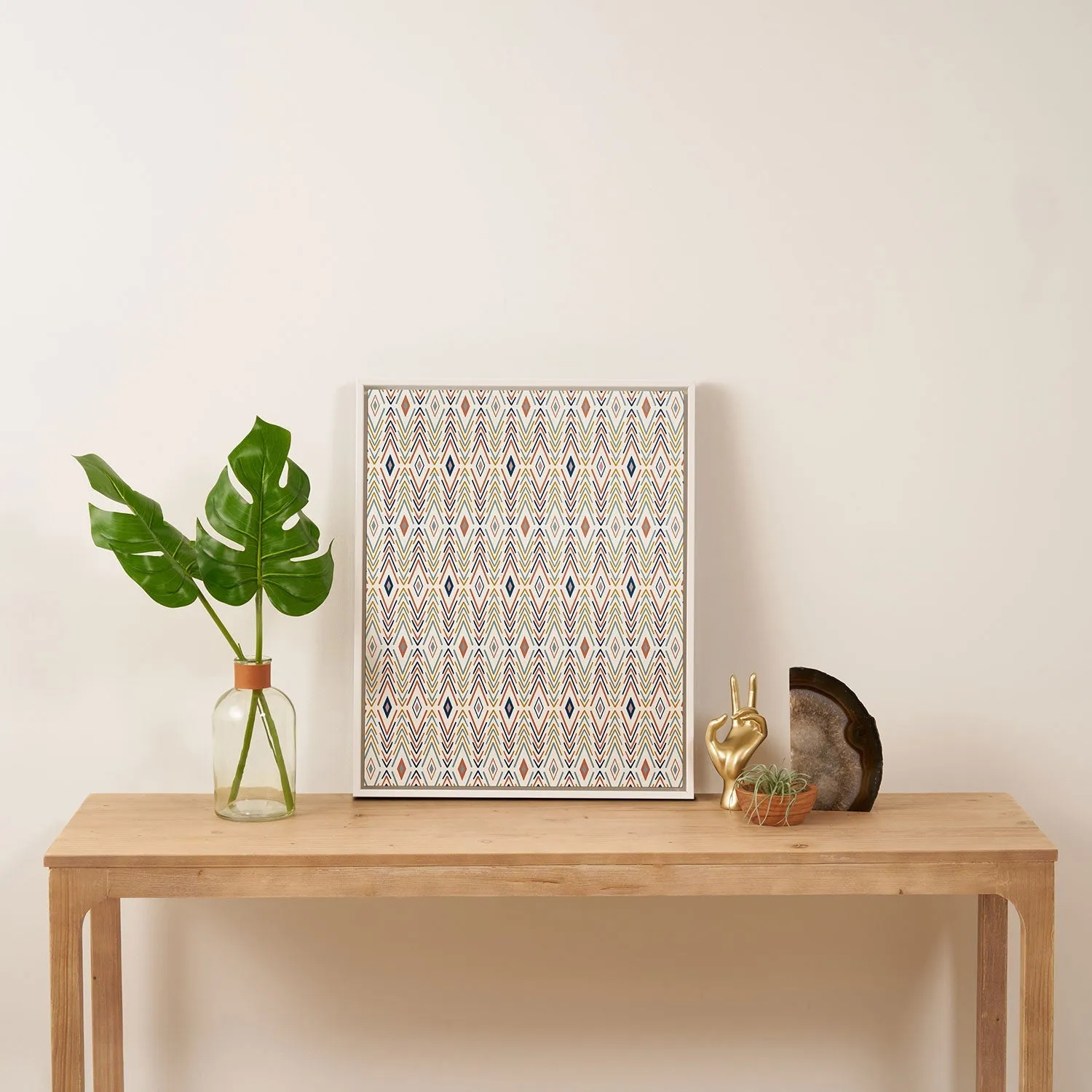 Bohemian Diamonds Art Canvas
