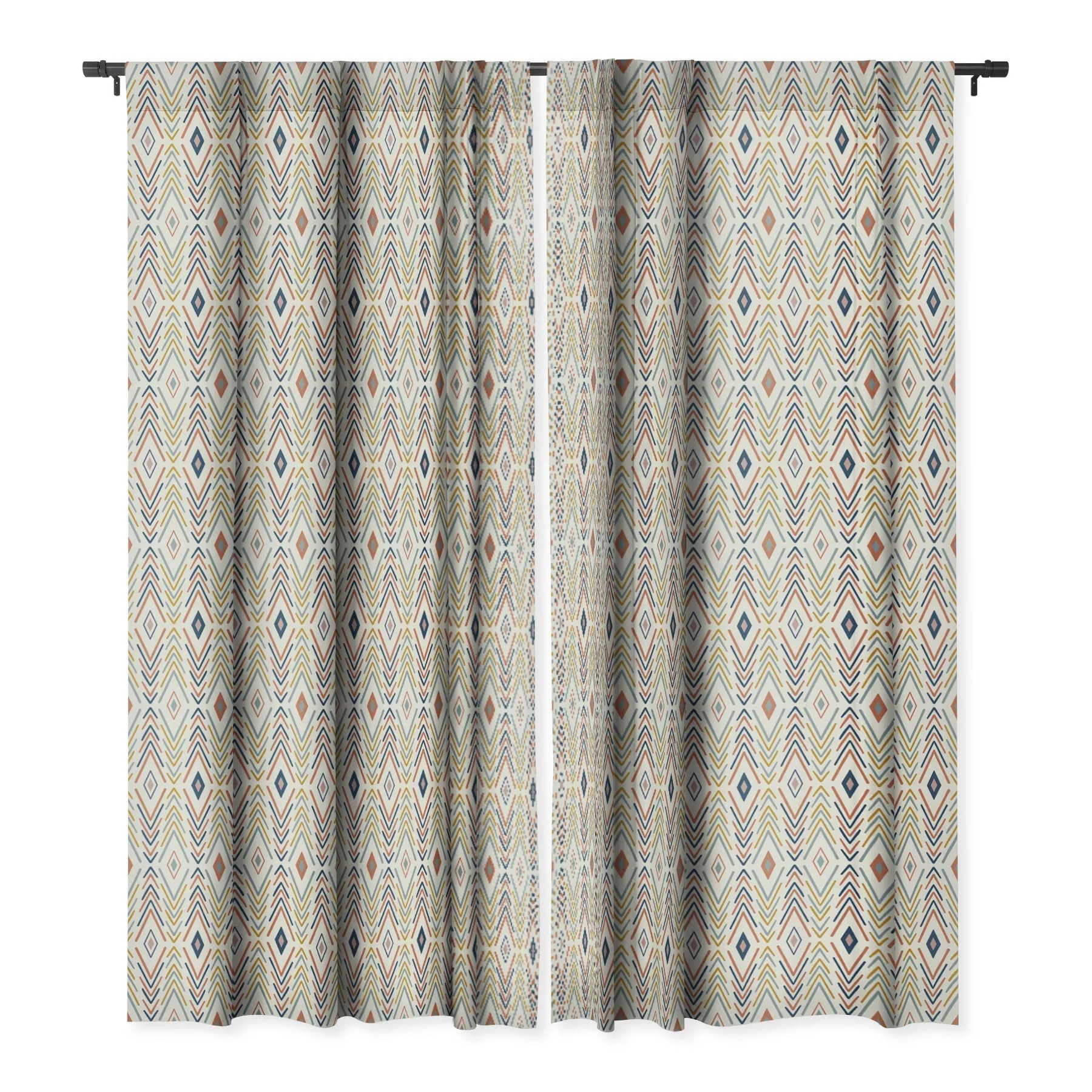 BOHEMIAN DIAMONDS WINDOW CURTAINS