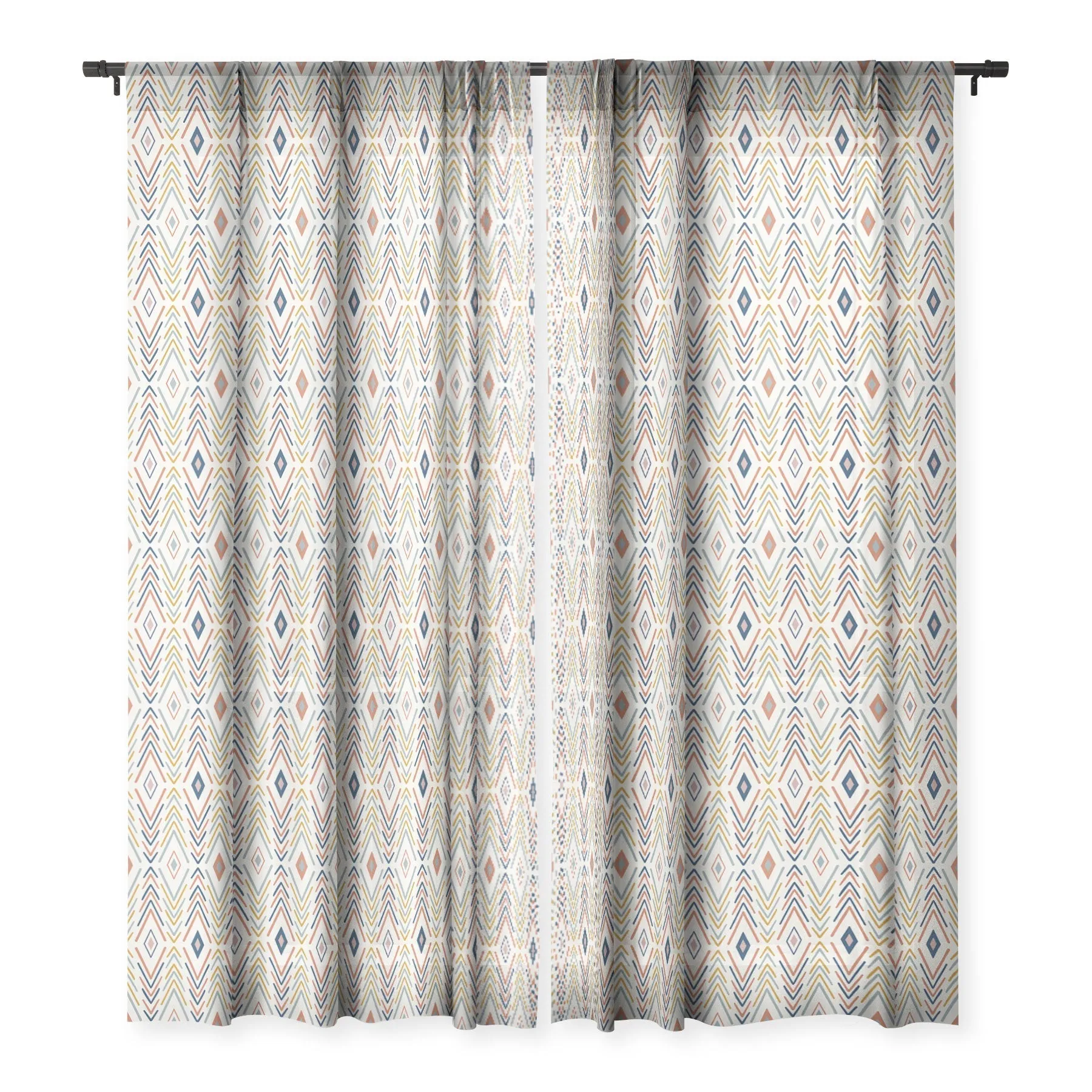 BOHEMIAN DIAMONDS WINDOW CURTAINS