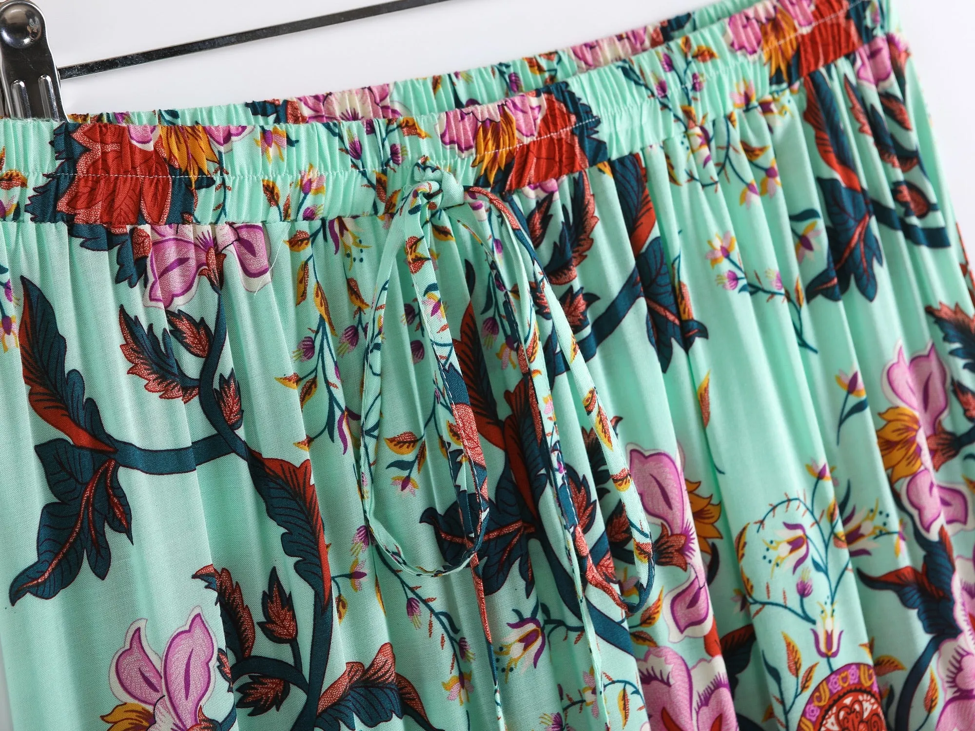 Bohemian Vintage Style Maxi Skirt