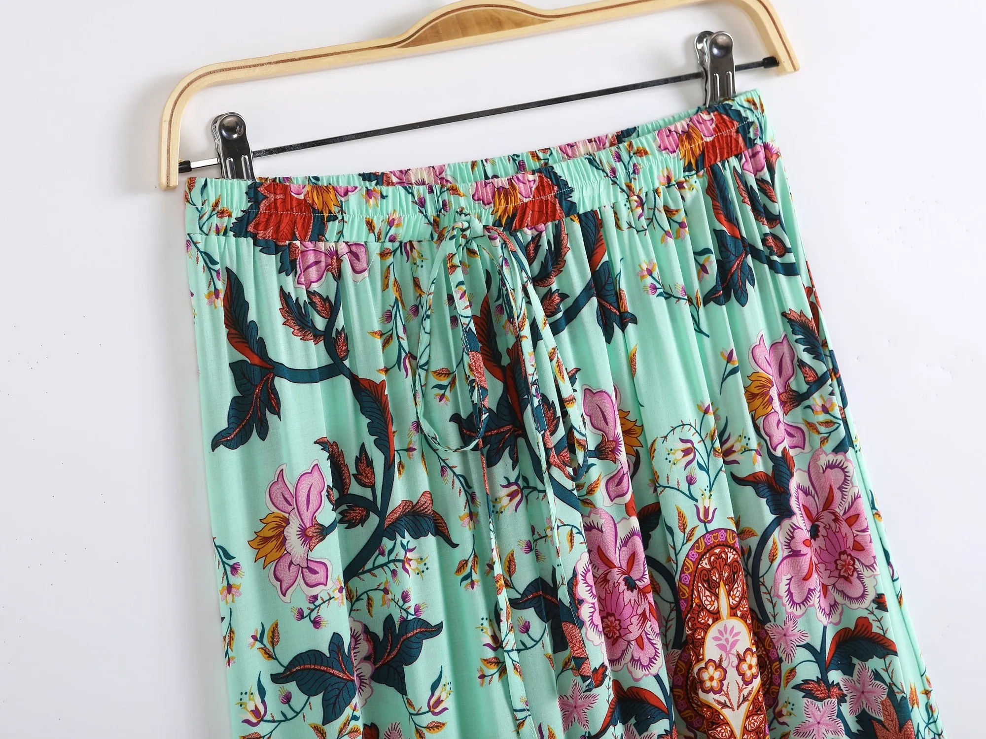 Bohemian Vintage Style Maxi Skirt