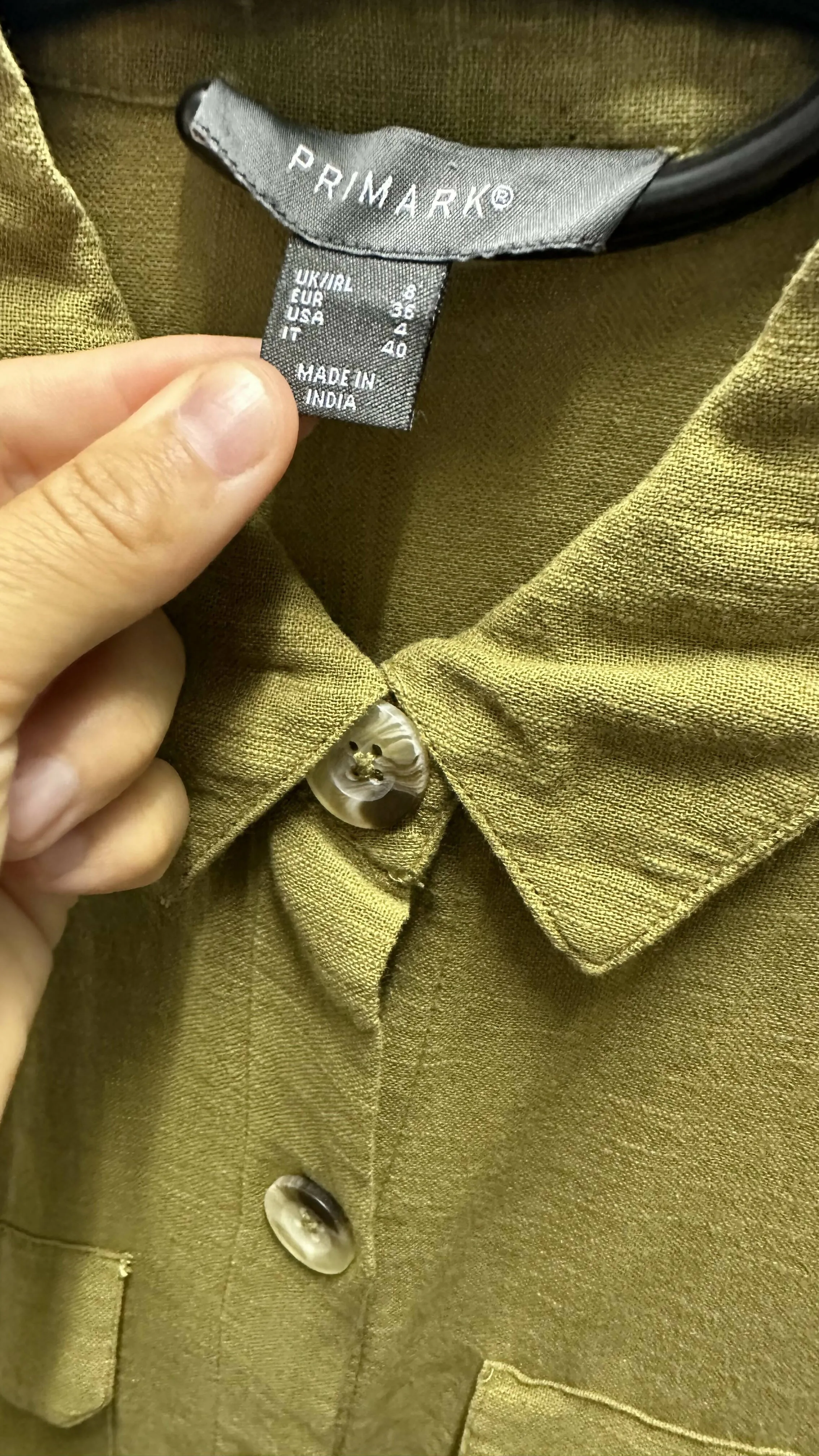 Boho Bluse, Bohemian Style Hemd Khaki Grün