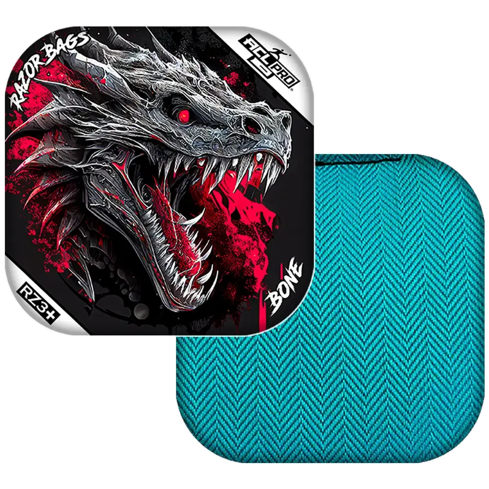 Bone | Dragon Black Series | ACL PRO Razor Cornhole Bags