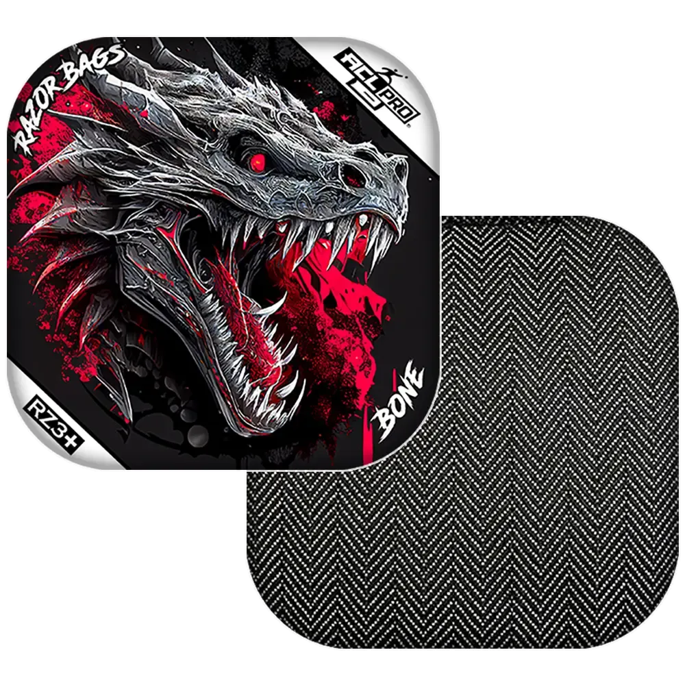 Bone | Dragon Black Series | ACL PRO Razor Cornhole Bags