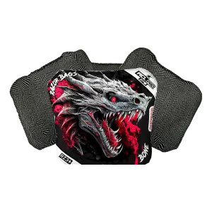 Bone | Dragon Black Series | ACL PRO Razor Cornhole Bags