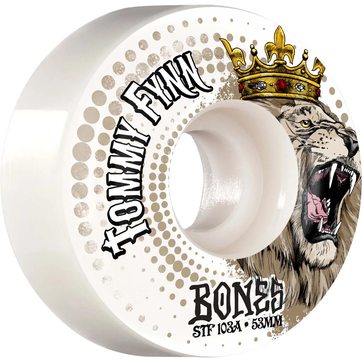 Bones - Tommy Fynn Lion Heart 53MM 103A V1 Standard STF Skateboard Wheels