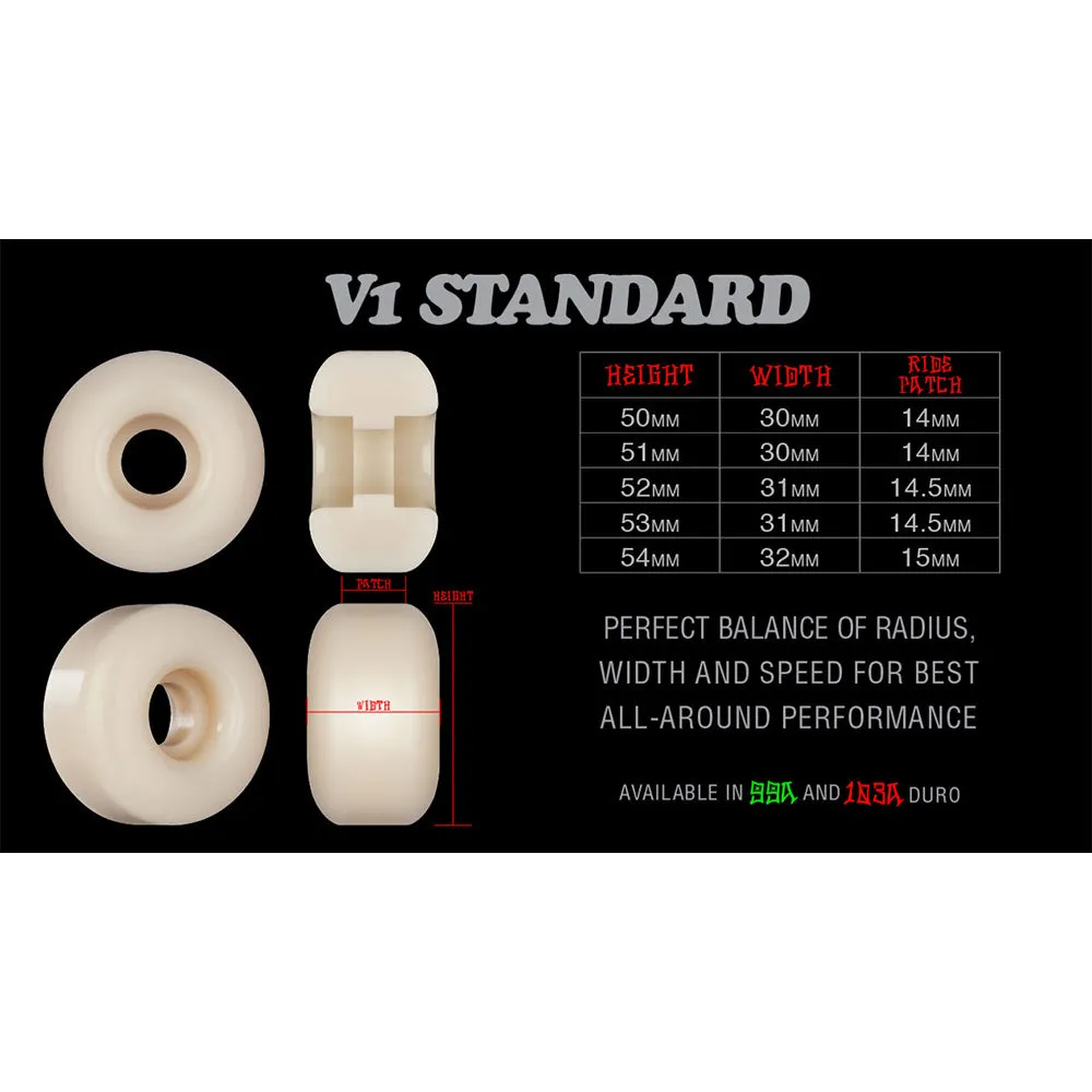 Bones - Tommy Fynn Lion Heart 53MM 103A V1 Standard STF Skateboard Wheels