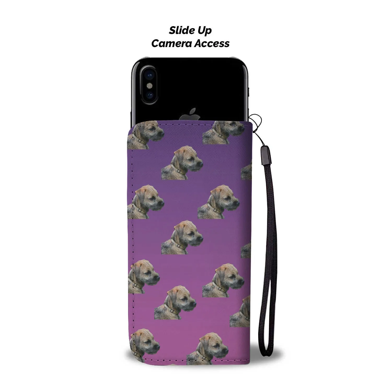 Border Terrier Phone Case Wallet